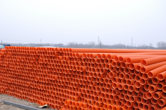 MPP電力電纜單壁波紋護(hù)套管 (1)